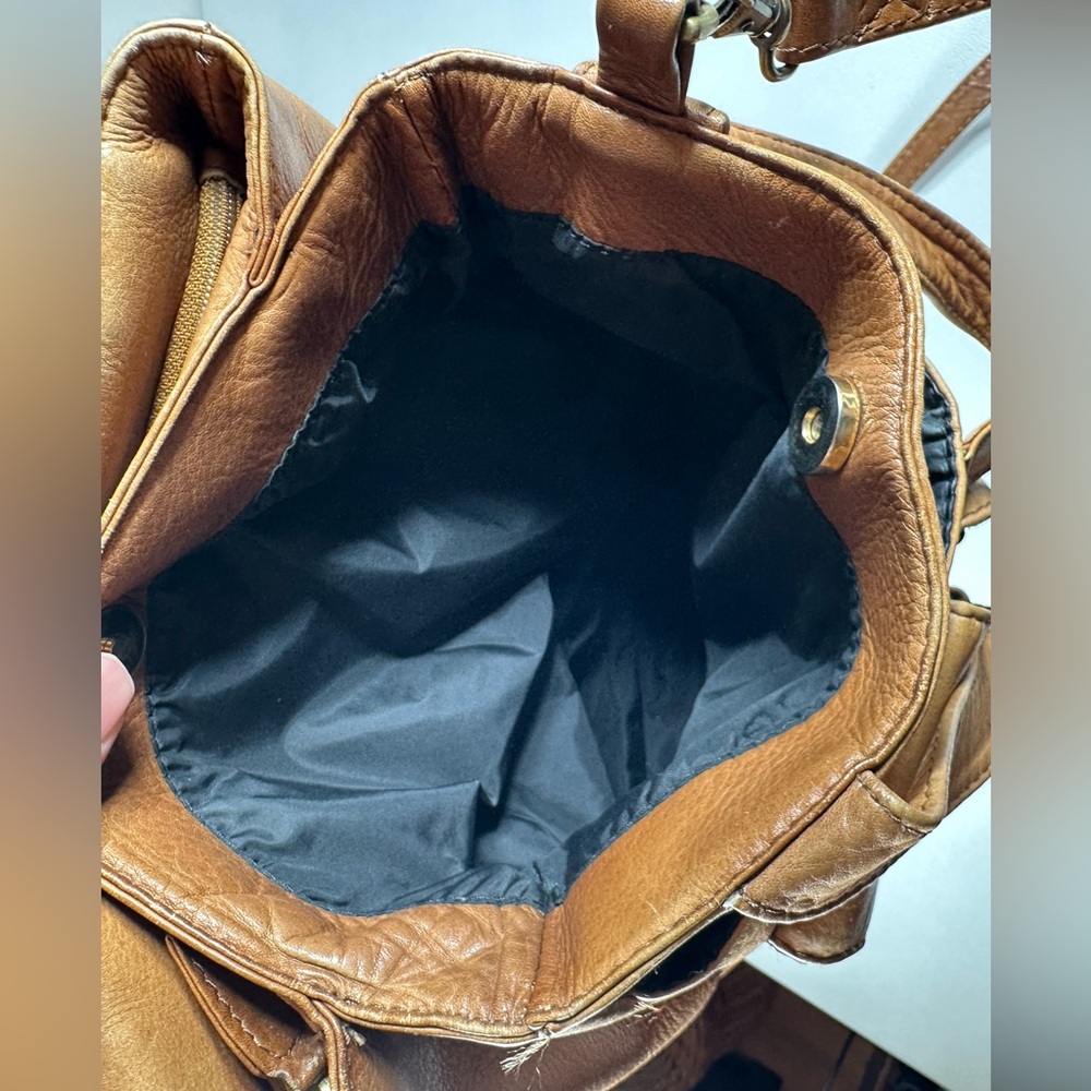 Vintage HOBO International Leather Crossbody Bag - Picture 8 of 15